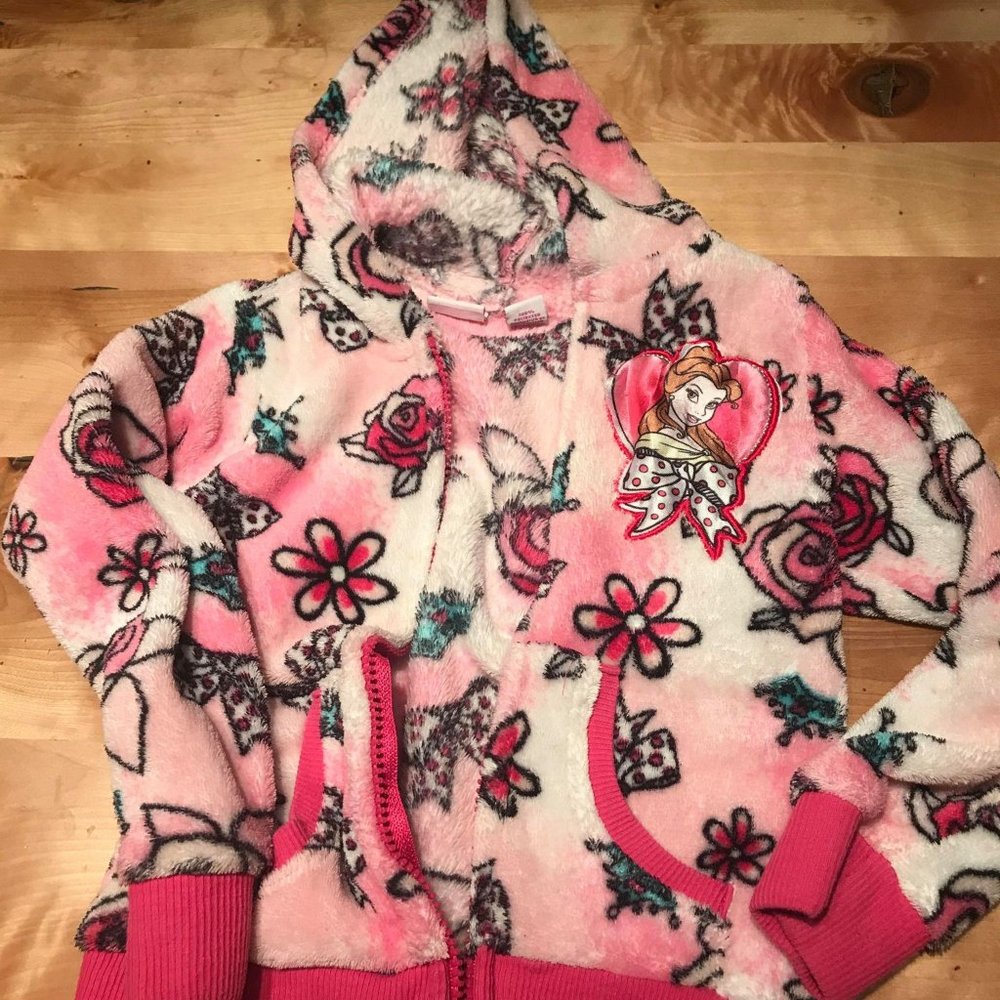 Disney Brand Princess Floral Fleece Jacket
